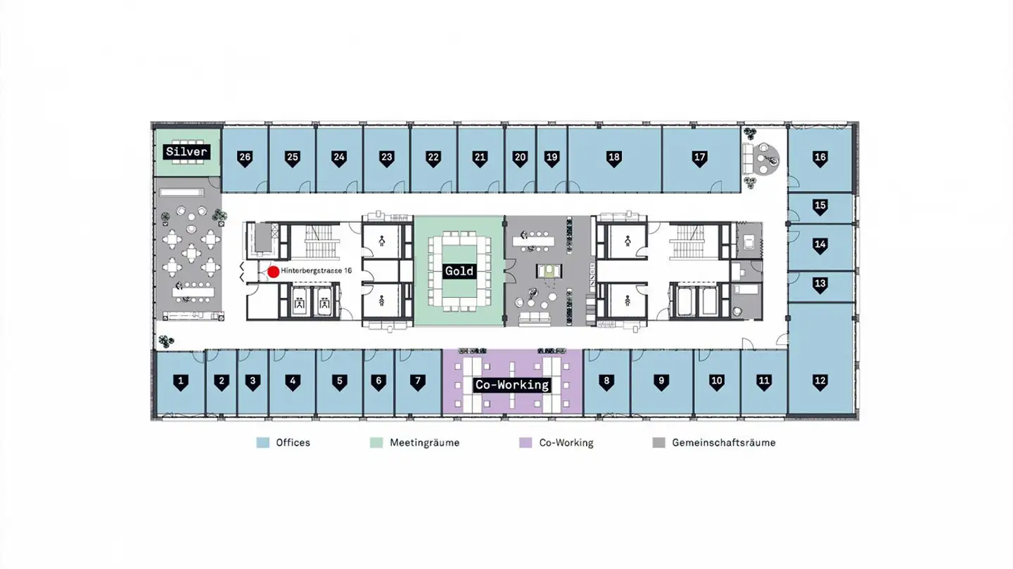 Bürofläche mieten - Hinterbergstrasse 16, 6312 Steinhausen - Foto 3