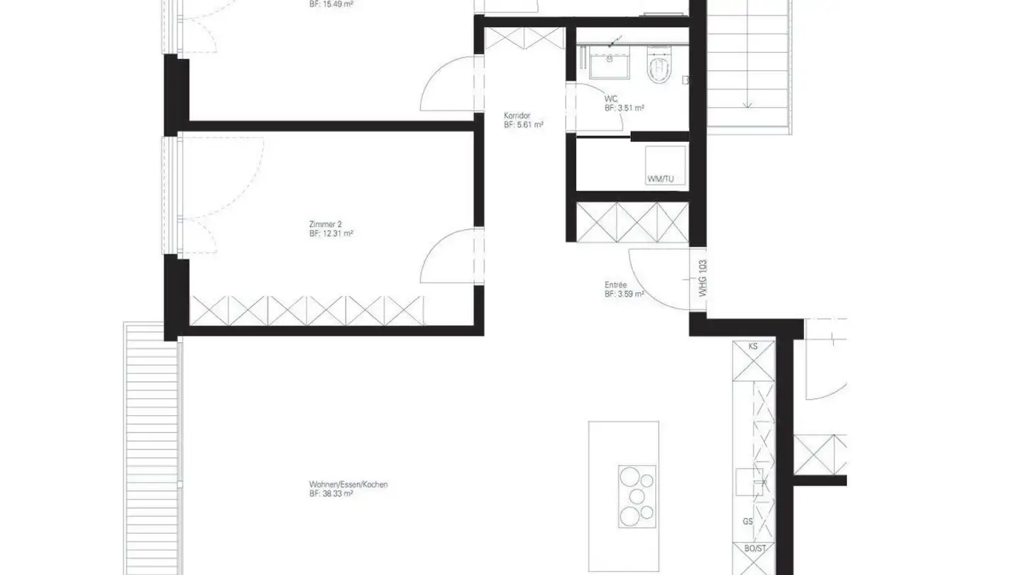 Apartment for rent - Oberer Gubel 10, 8645 Jona - Photo 4