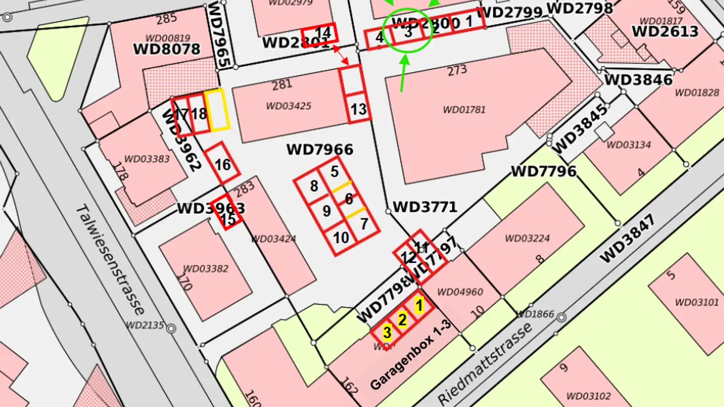 Place de parking extérieure à louer - Birmensdorferstrasse 271, 8055 Zürich - Photo 3