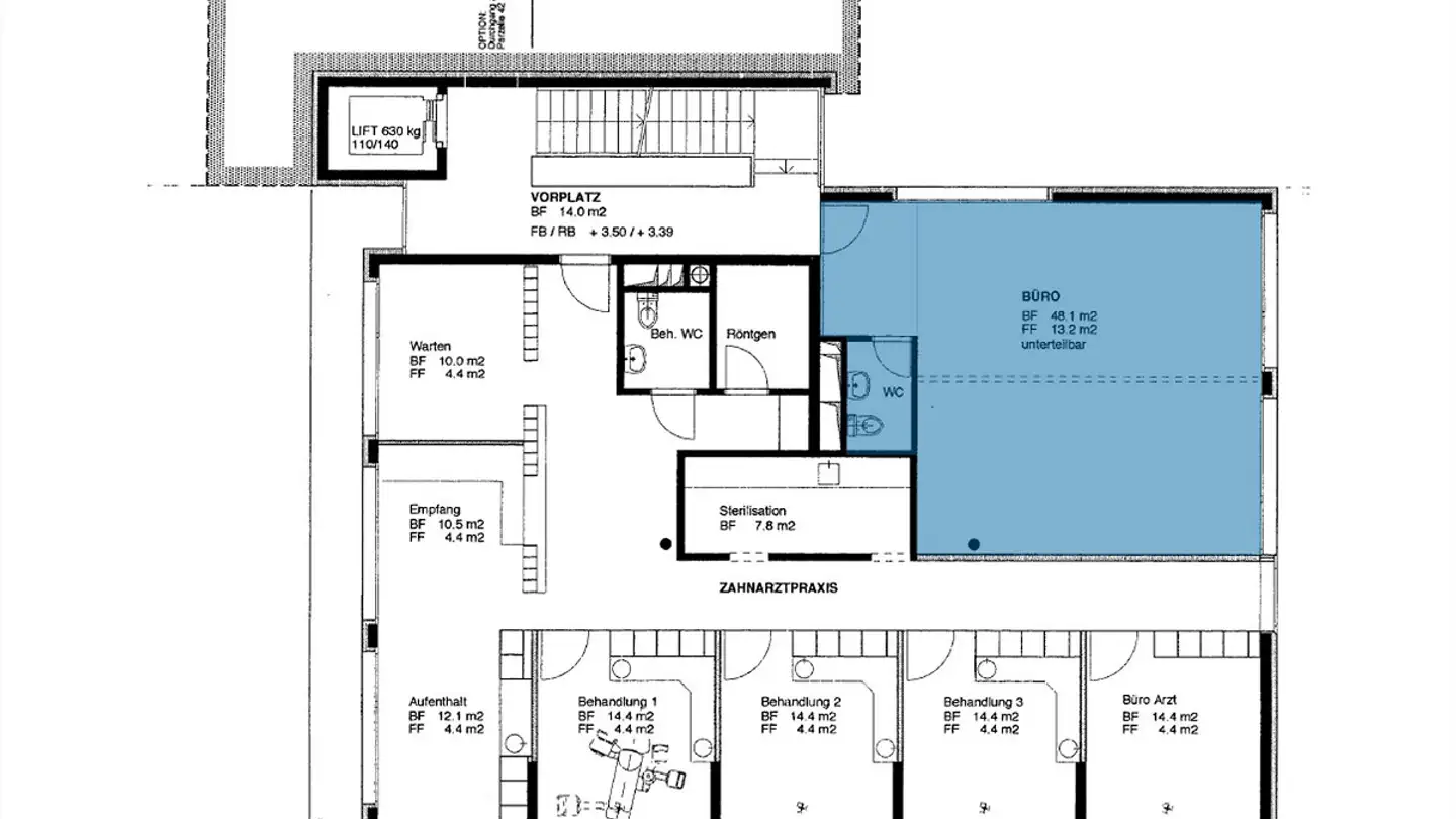 Bürofläche mieten - Hauptstrasse 32, 6280 Hochdorf - Foto 3
