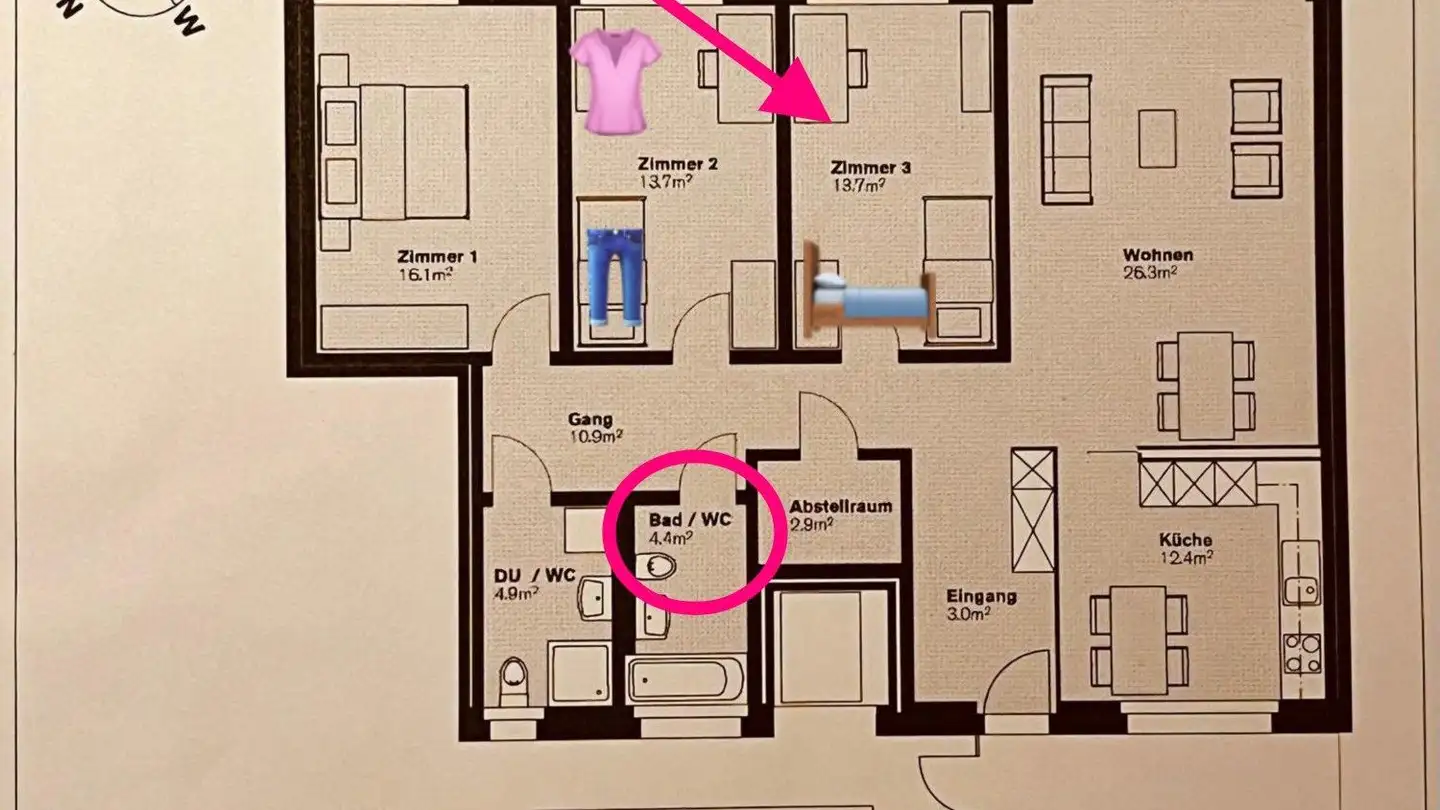 Wohnung mieten - Zwinglistrasse 37, 8400 Winterthur