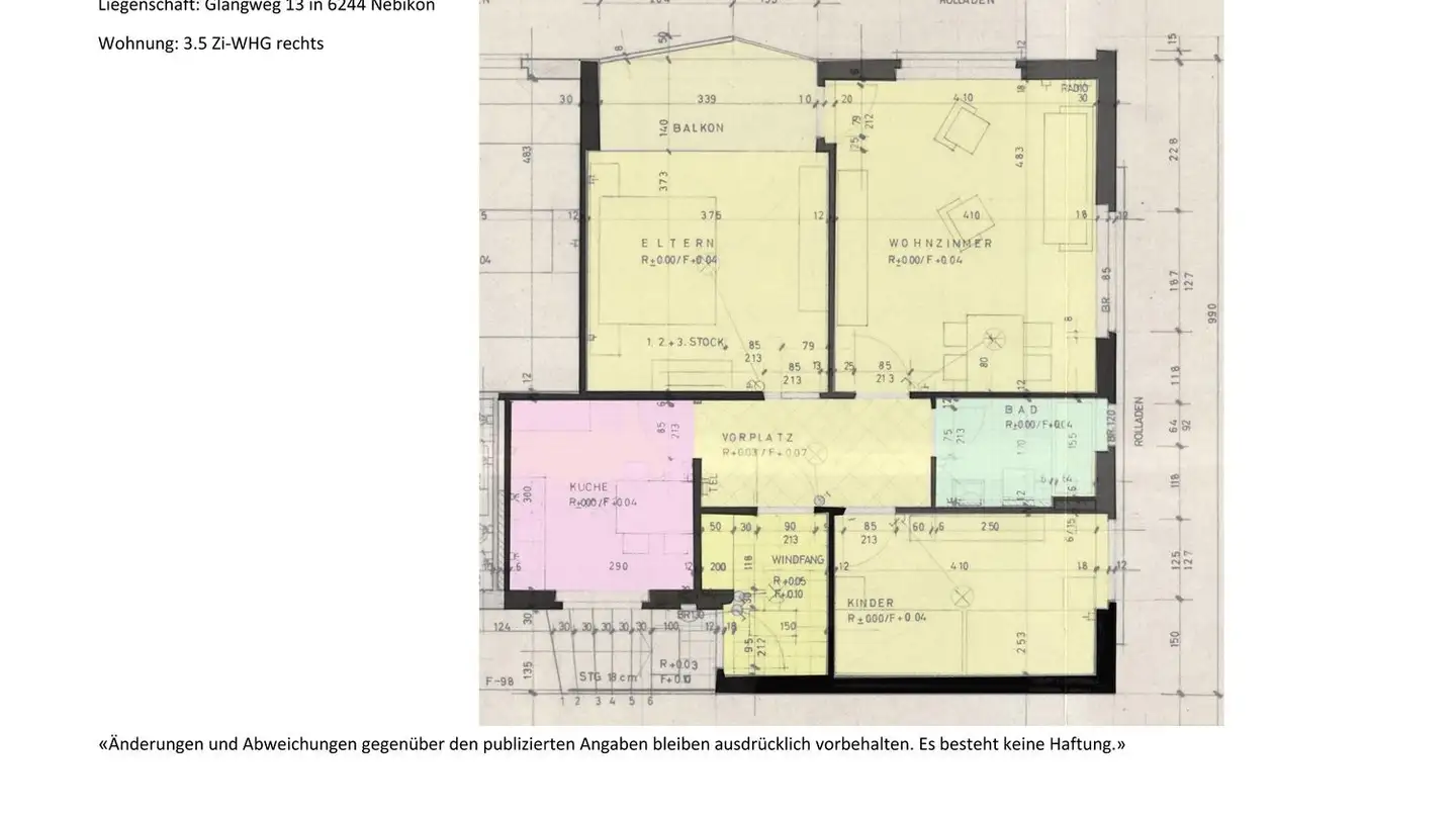 Apartment for rent - Glängweg 13, 6244 Nebikon - Photo 4