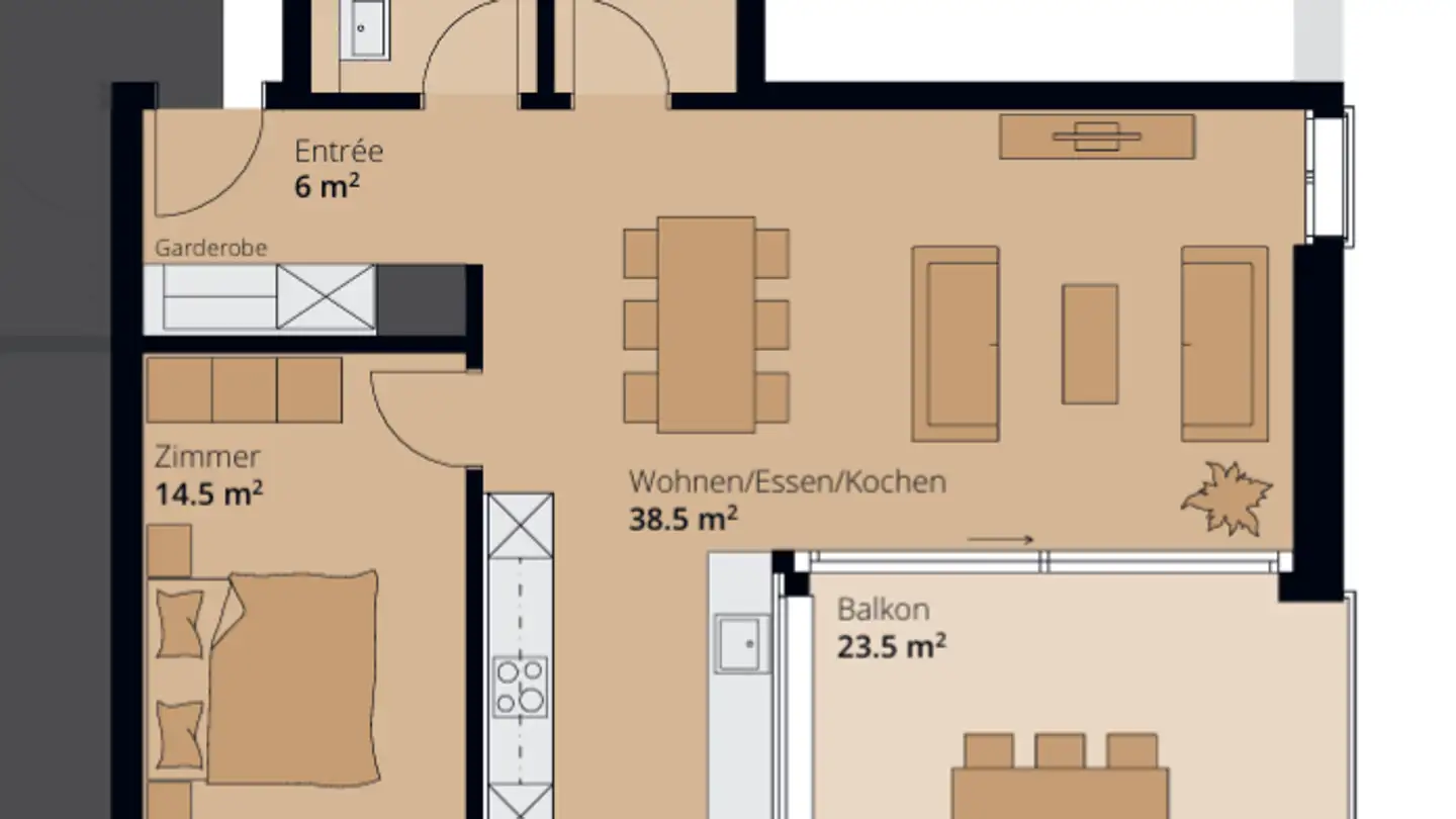 Appartement à louer - Kanalstrasse 8, 5734 Reinach AG - Photo 3