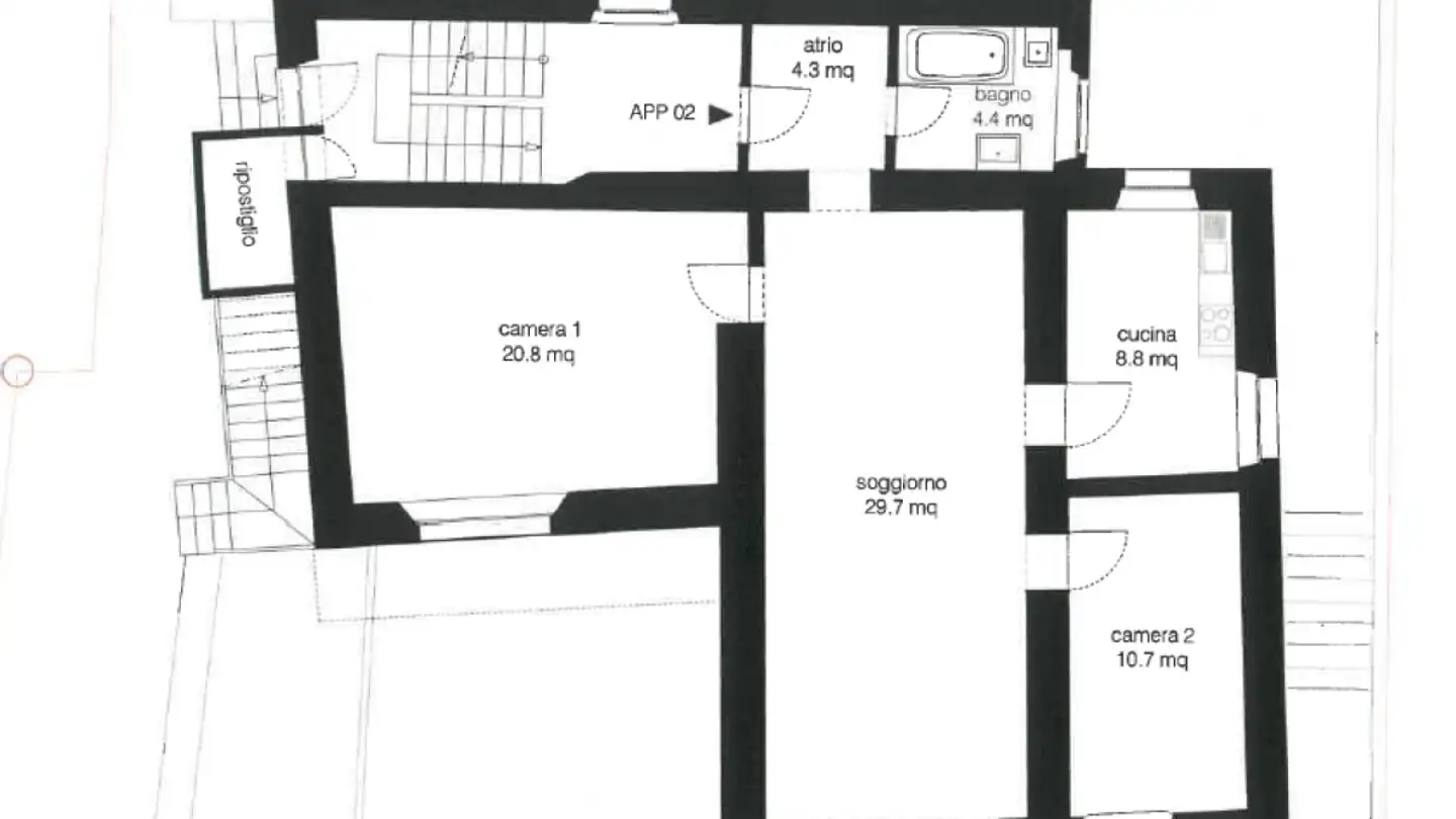 Wohnung kaufen - Via Cantonale, 6652 Tegna - Foto 3