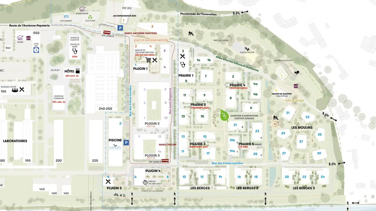 Appartamento in affitto - Allée Charles-Edouard-Guillaume 13, 1723 Marly - Foto 3