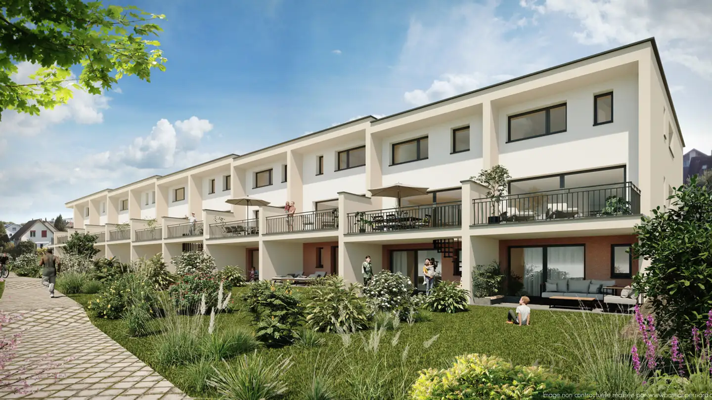 Casa a schiera in vendita - Route de la Motta 5, 1791 Courtaman