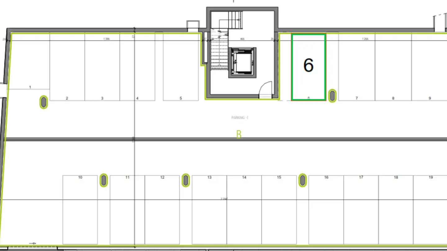 Underground parking space for rent - Rue Du Progrès, 2300 La Chaux-de-Fonds - Photo 4