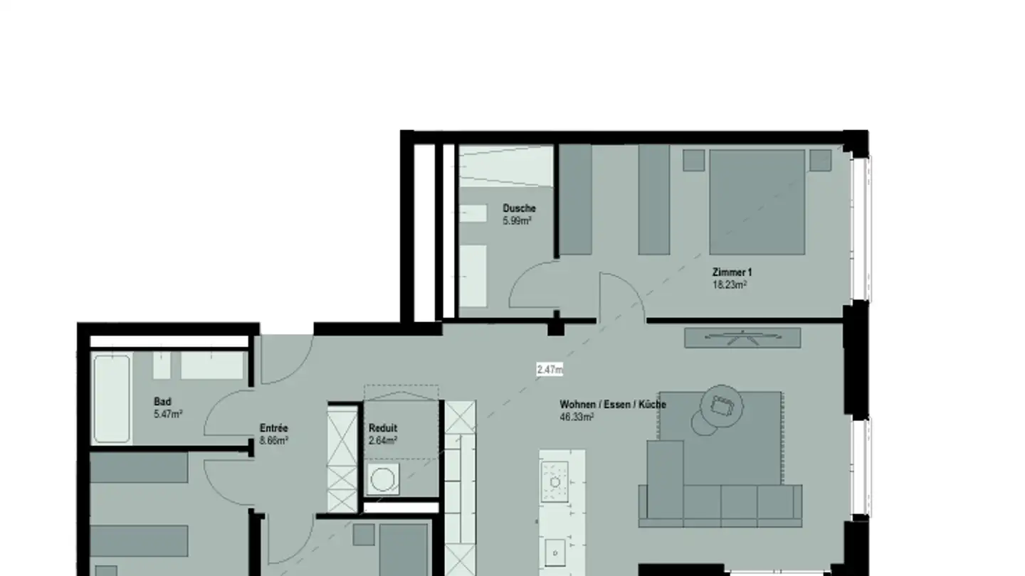 Apartment for rent - Lorzenparkstrasse 9, 6330 Cham - Photo 2
