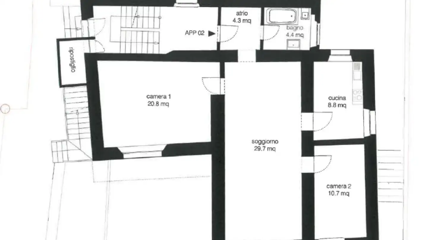 Wohnung kaufen - Via Cantonale 57, 6652 Tegna - Foto 3