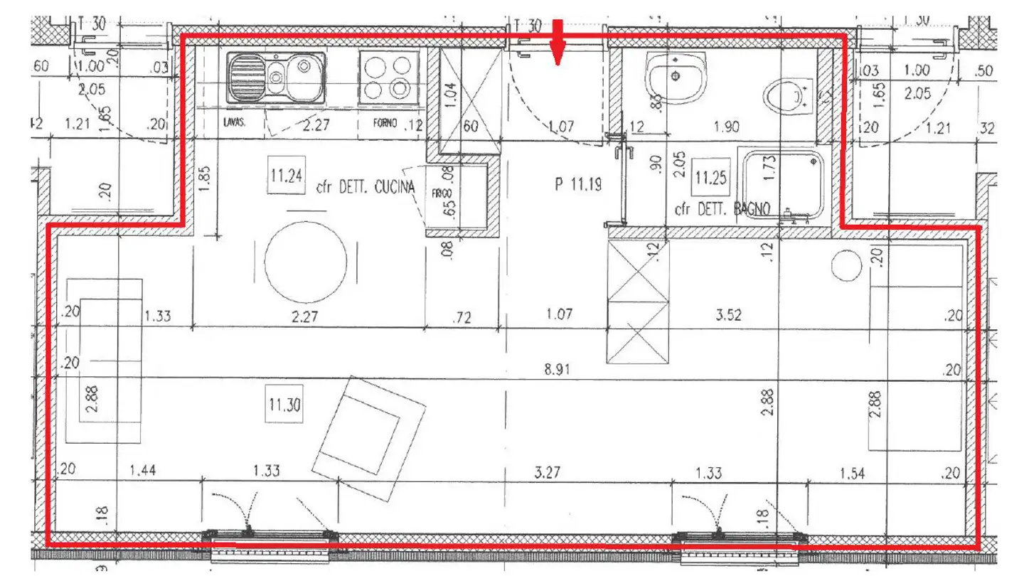 Appartement meublé à louer - Viale Stazione 18, 6512 Giubiasco - Photo 2