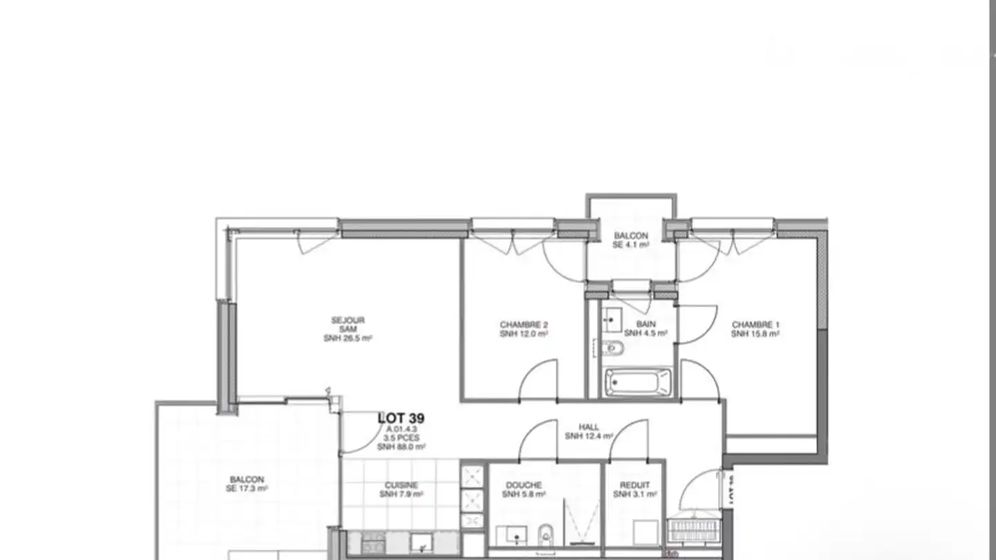 Appartement à louer - Route Du Bois 40, 1024 Ecublens VD