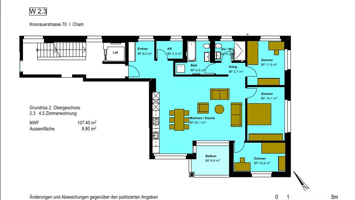 Apartment for rent - 6330 Cham