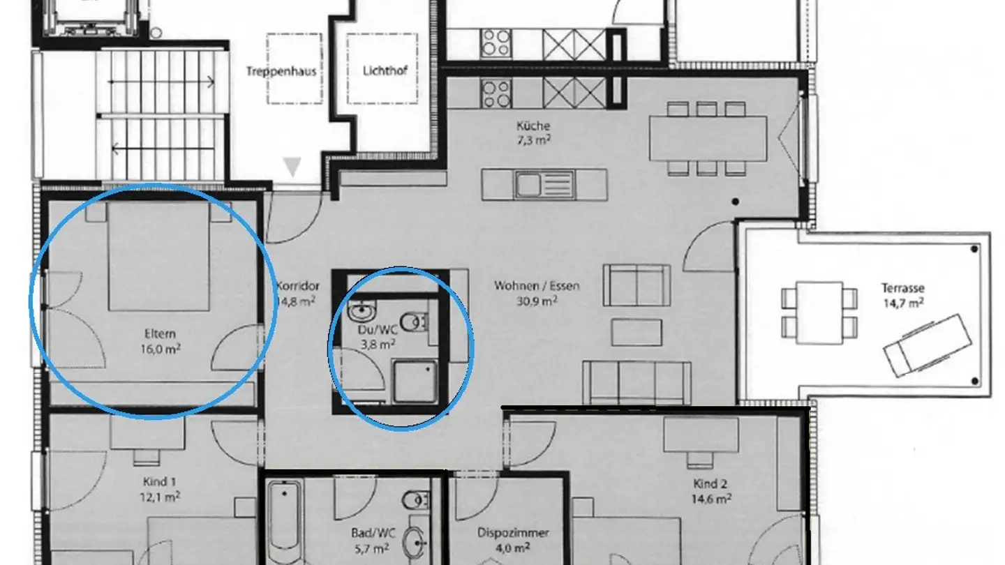 Zimmer mieten - Rheinstrasse 9a, 8280 Kreuzlingen - Foto 4