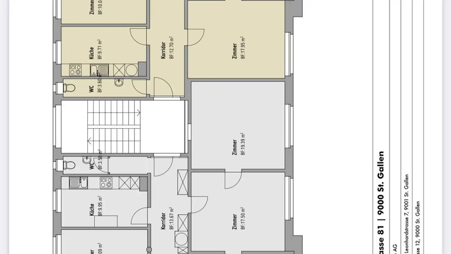 Appartement à louer - Lindenstrasse 81, 9000 St. Gallen - Photo 4