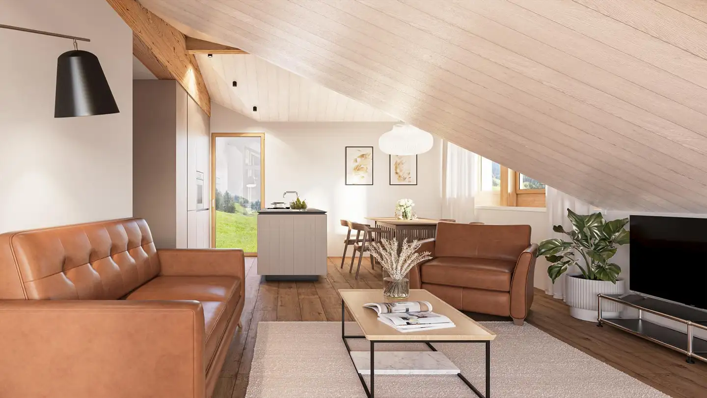 Apartment for rent - Obere Steinweide, 3713 Reichenbach im Kandertal - Photo 3