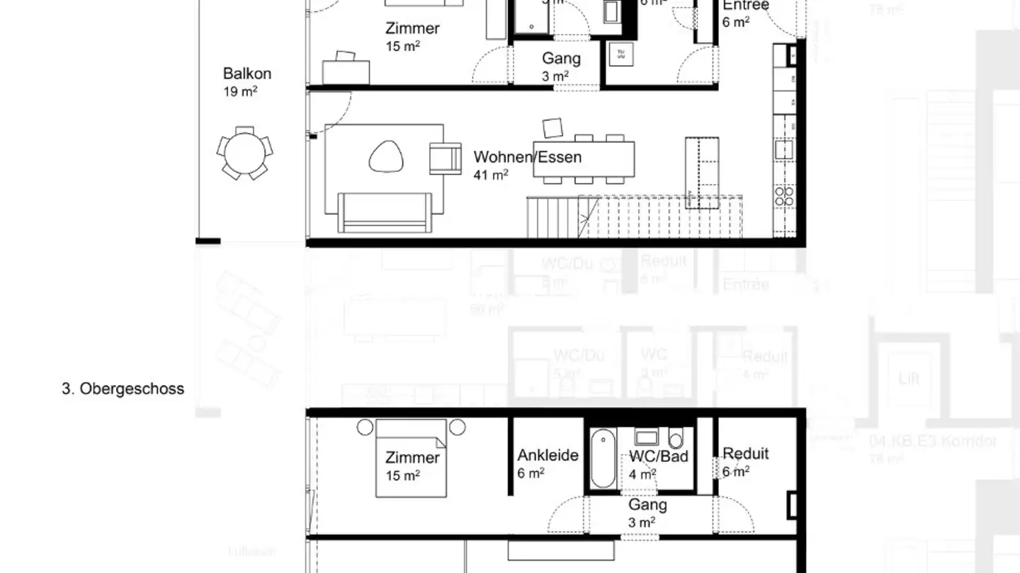 Duplex à louer - Bühler-Areal 4, 8482 Sennhof (Winterthur) - Photo 4