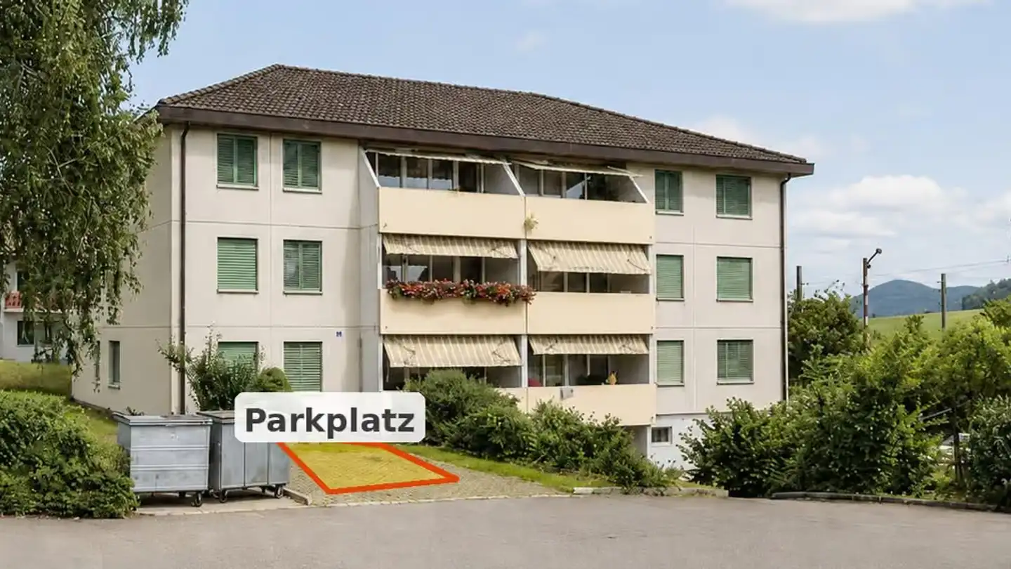Place de parking extérieure à louer - Bahnhofstrasse 22, 8217 Wilchingen