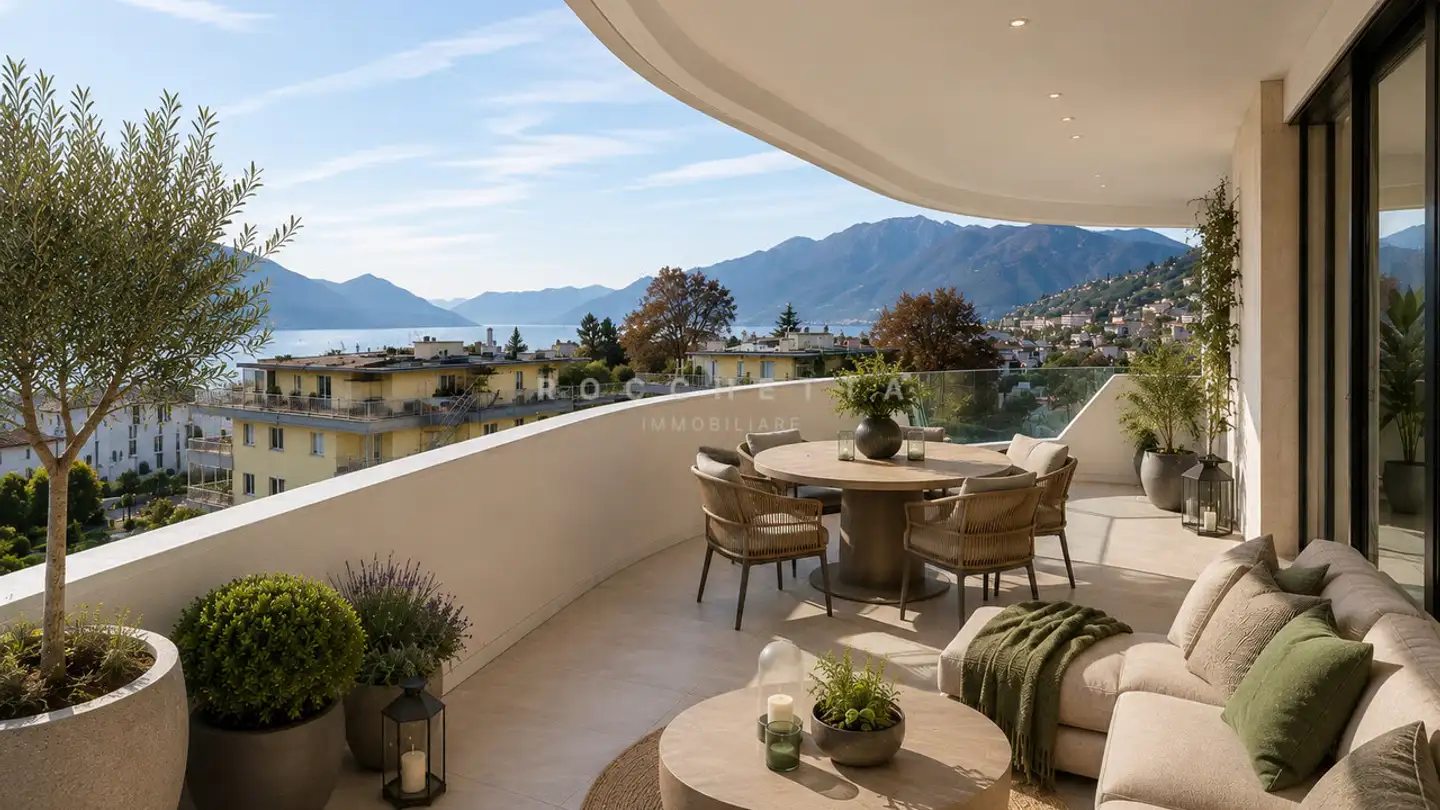 Wohnung kaufen - Via Esplanade 8, 6648 Minusio