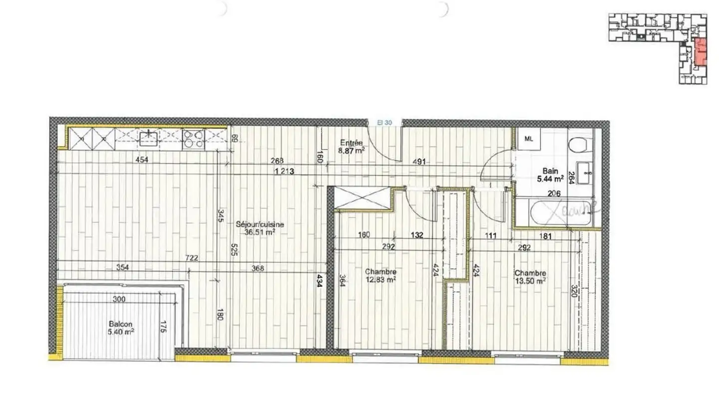 Appartement à louer - Rue du Château-d'En-Bas 29, 1630 Bulle - Photo 2
