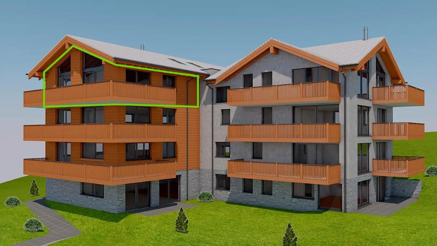 Attique à vendre - 3925 Grächen