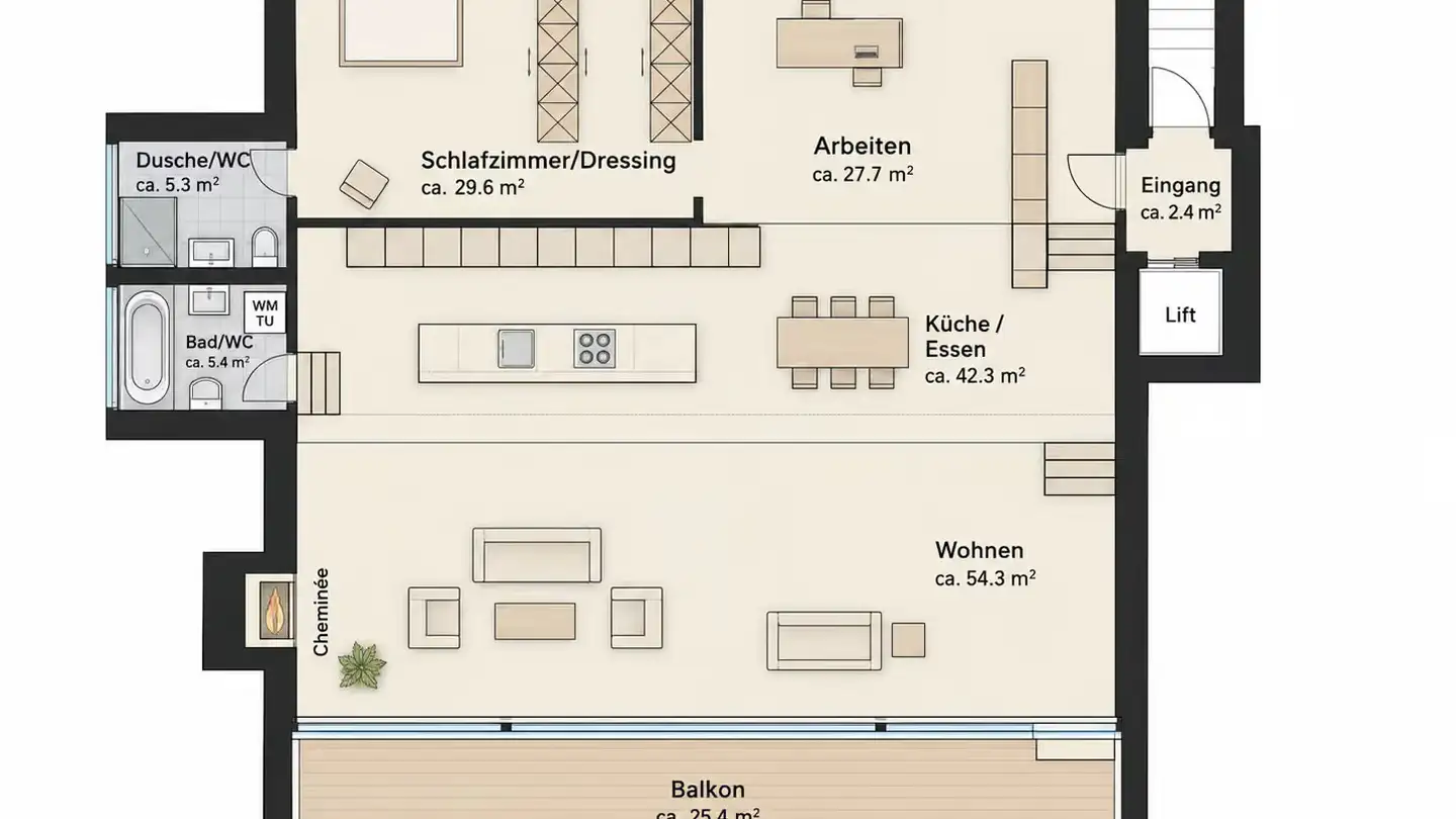 Appartamento in affitto - 8800 Thalwil - Foto 4