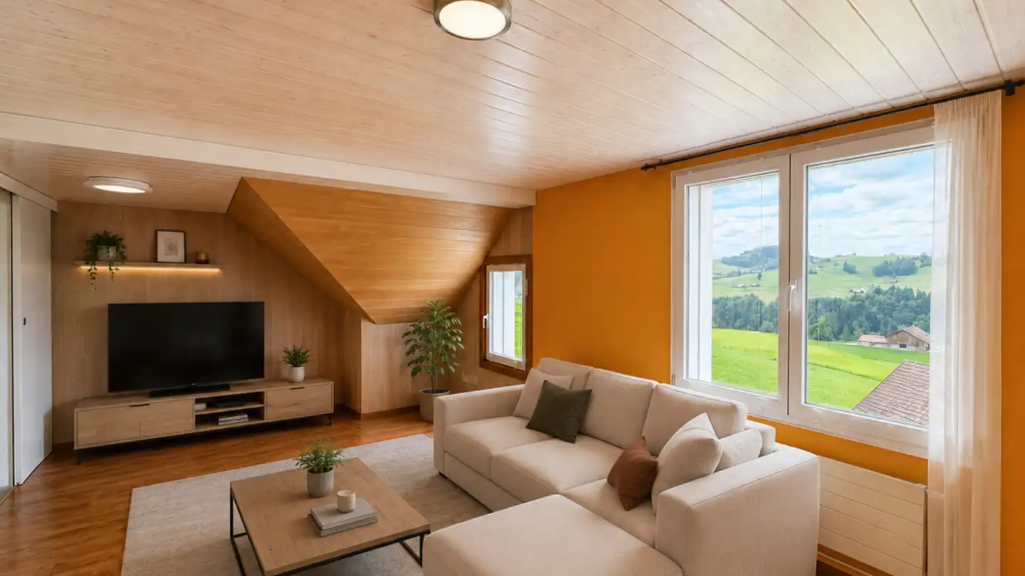 Attic flat for rent - Schächenen, 9064 Hundwil - Photo 3