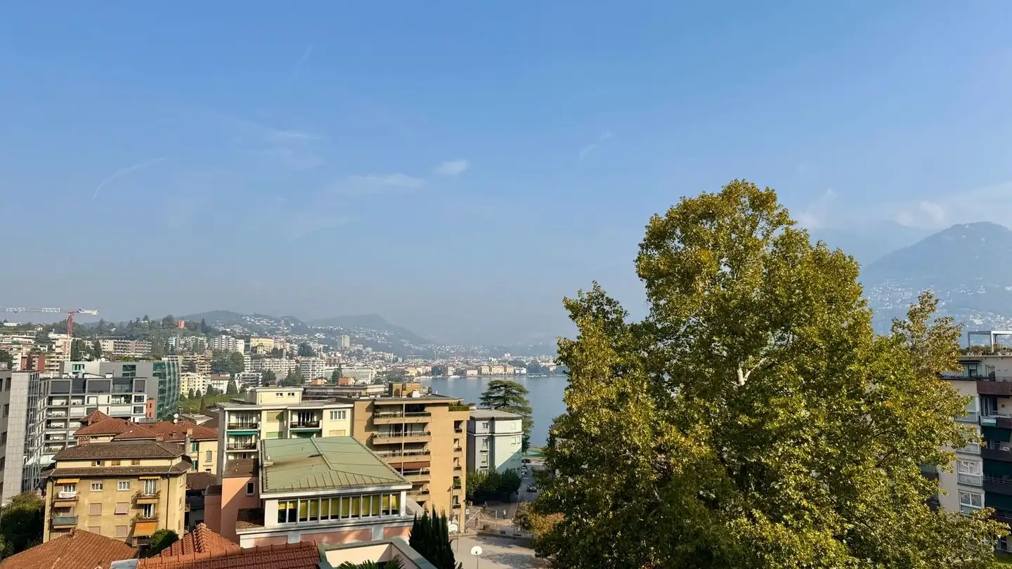 Appartement en terrasse à louer - Via Ai Grotti 1, 6900 Paradiso