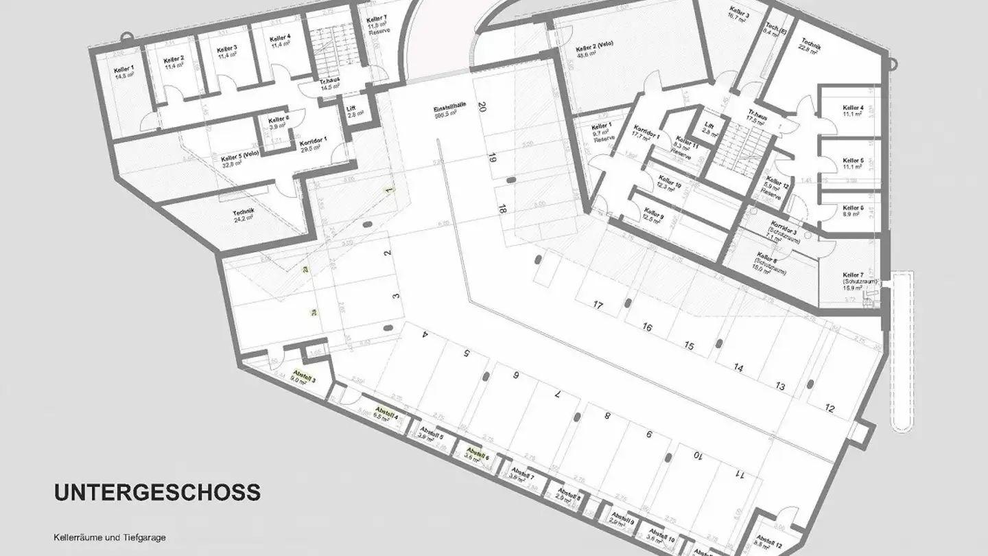 Tiefgaragenstellplatz mieten - Untere Bahnhofstrasse 12, 7402 Bonaduz