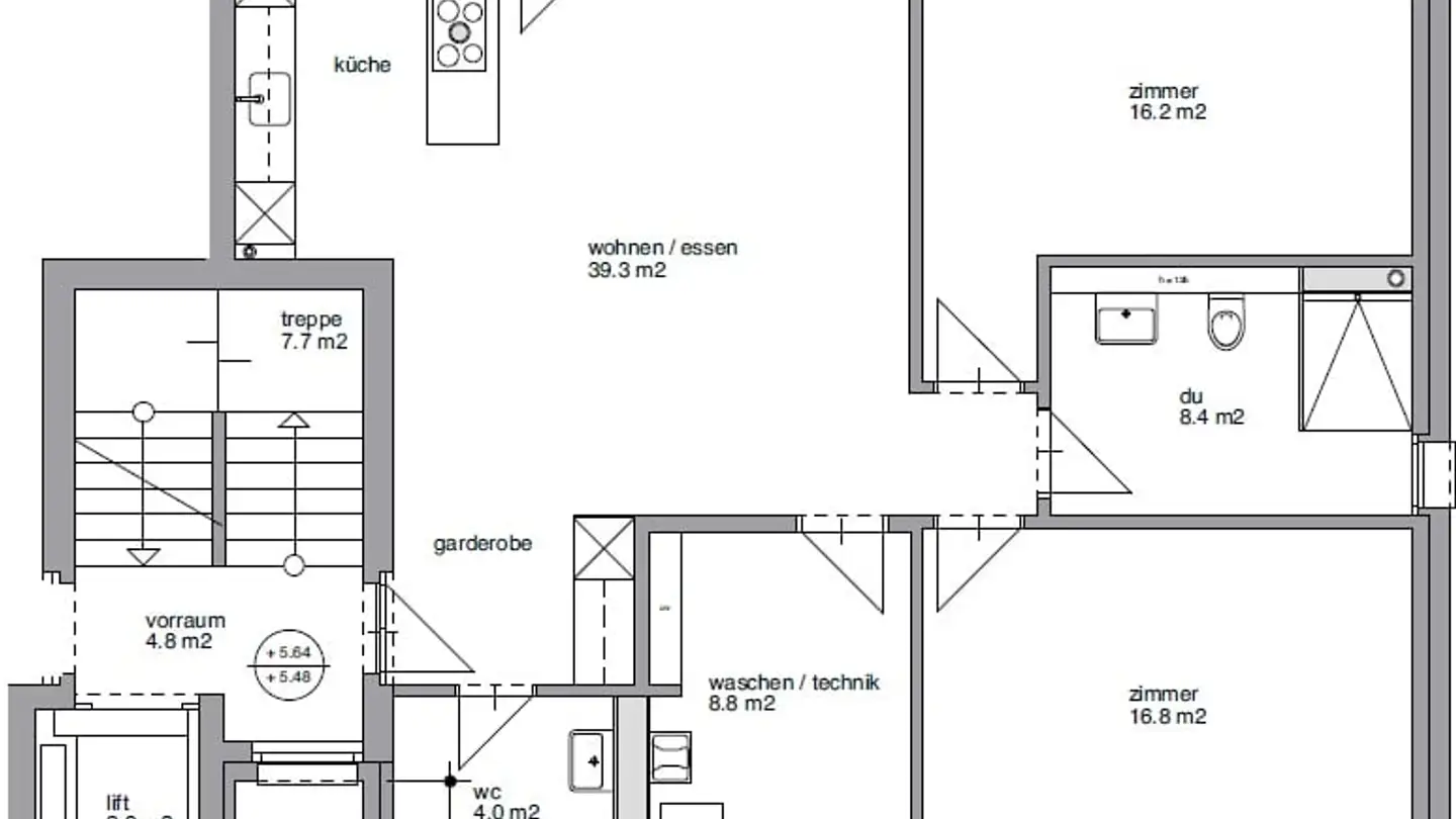 Appartamento in affitto - Kesslergasse 274, 5728 Gontenschwil - Foto 4