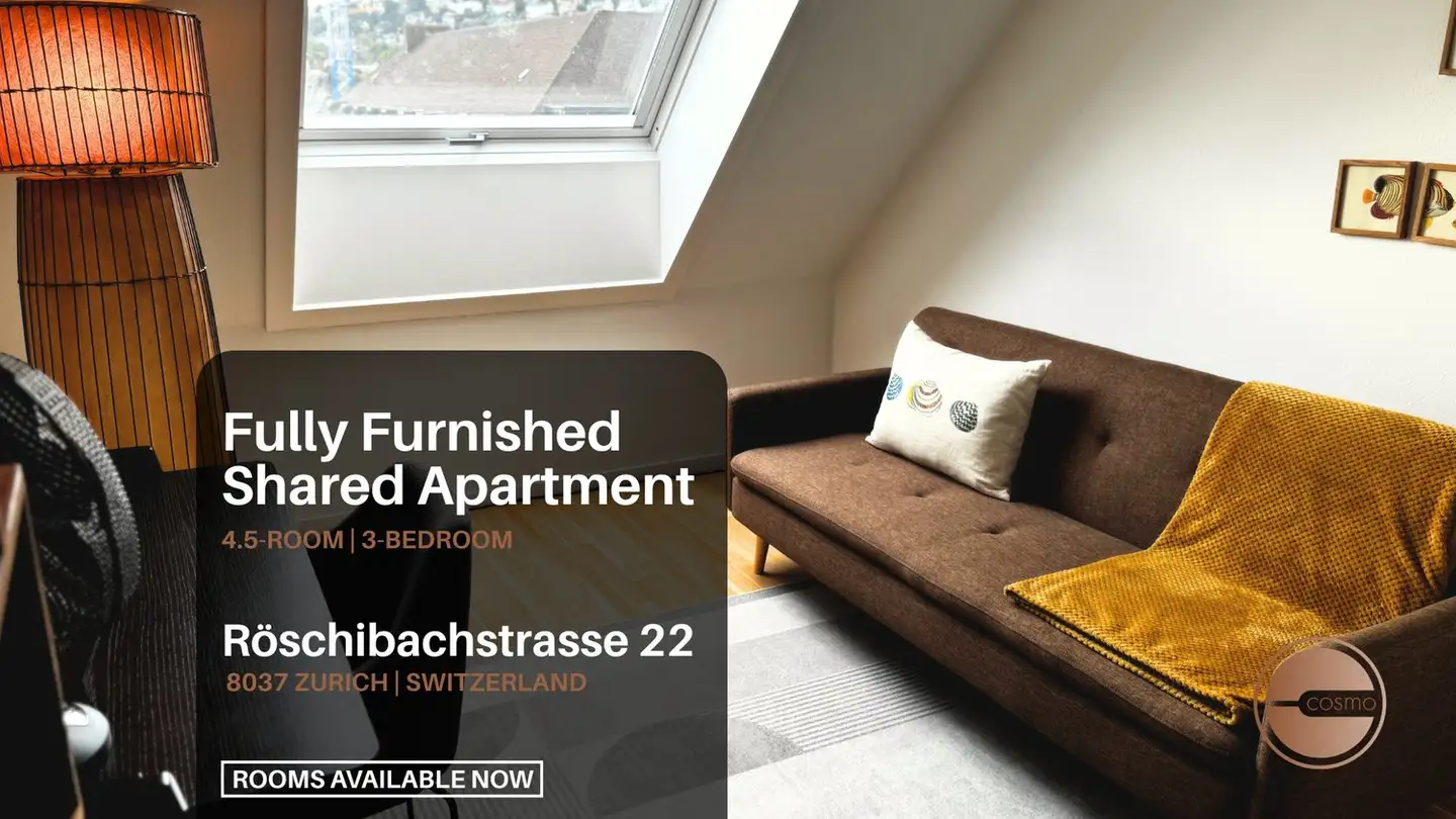 Appartement meublé à louer - Röschibachstrasse 22, 8037 Zürich