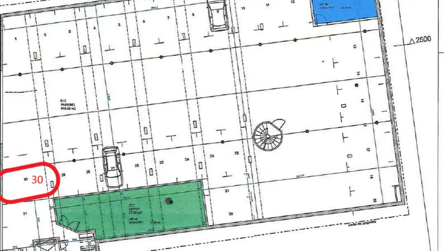 Überdachter Parkplatz mieten - Avenue Beauregard 10, 1700 Fribourg - Foto 2