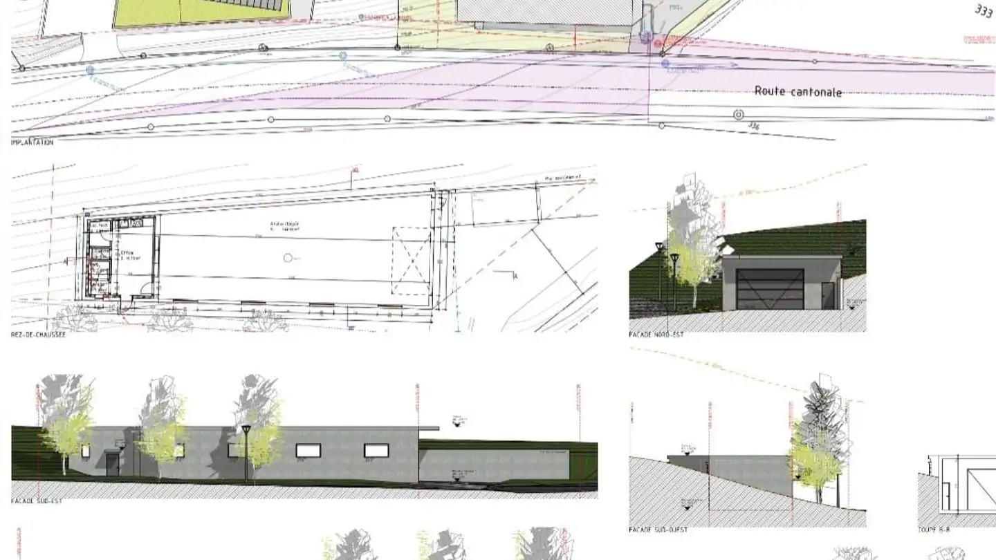 Gewerbebaugrundstück kaufen - Route De Fribourg, 1680 Romont FR - Foto 4