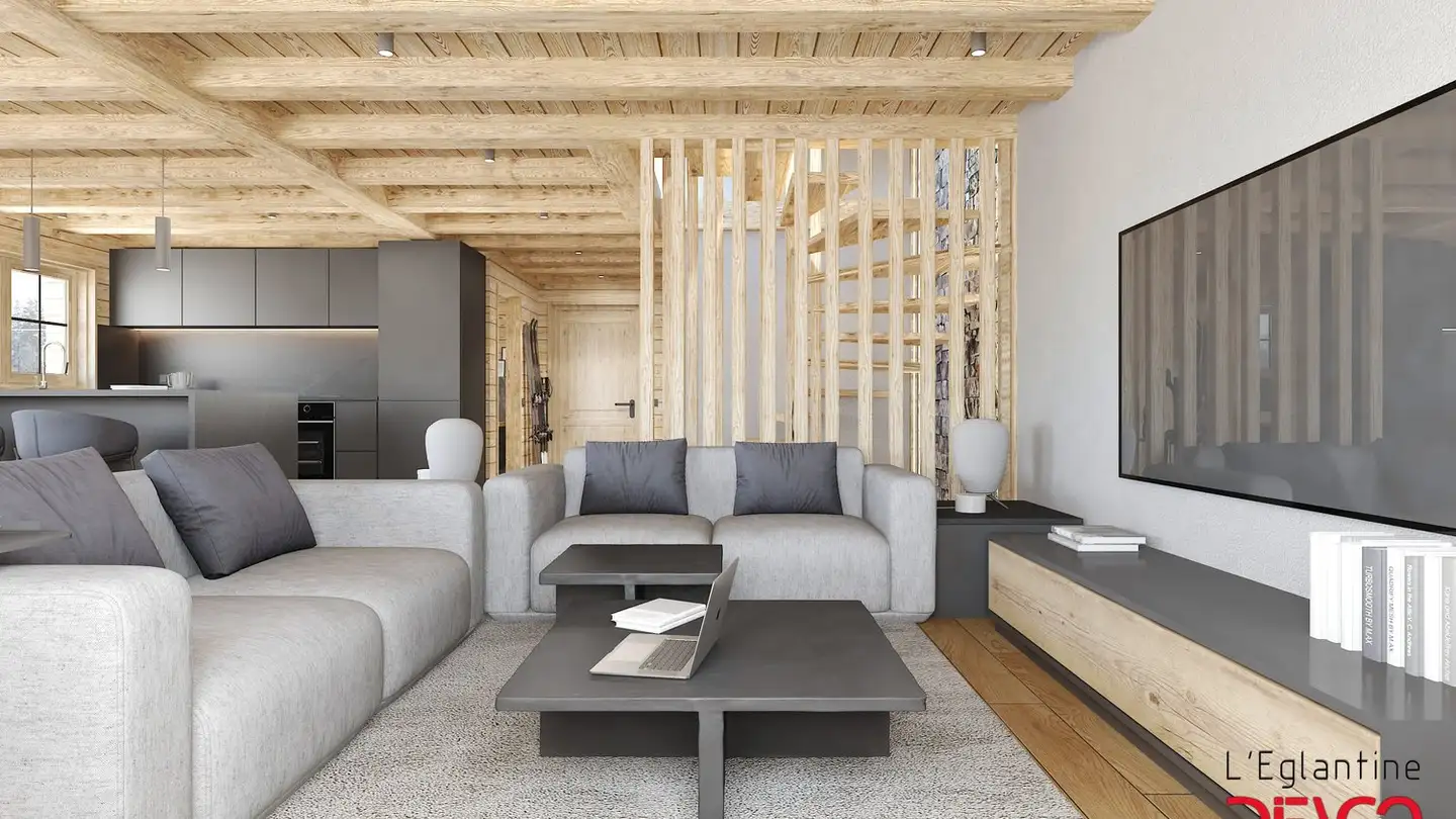 Duplex à vendre - Chemin Du Creux, 1865 Les Diablerets - Photo 3