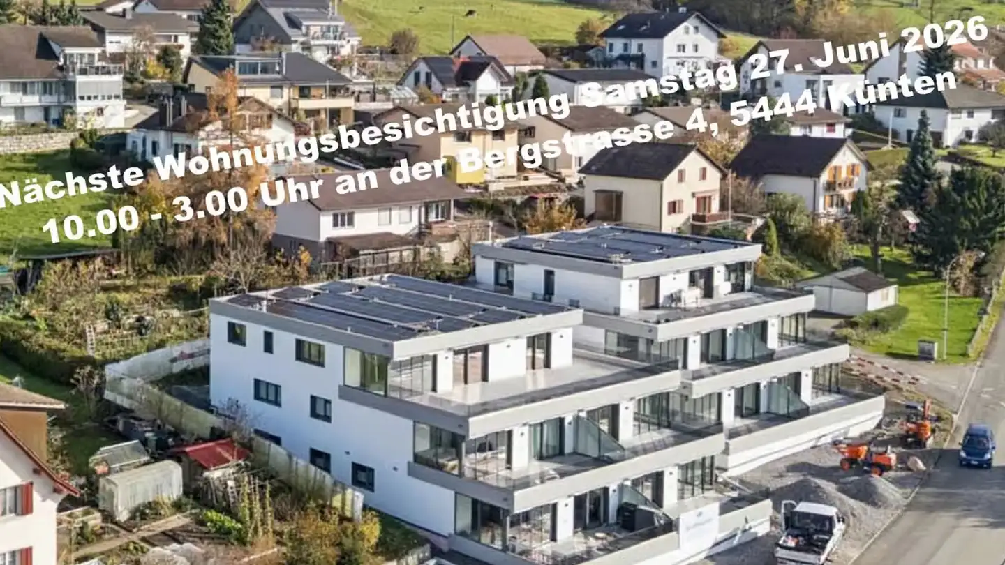 Terrassenwohnung kaufen - Bergstrasse 4a, 5444 Künten