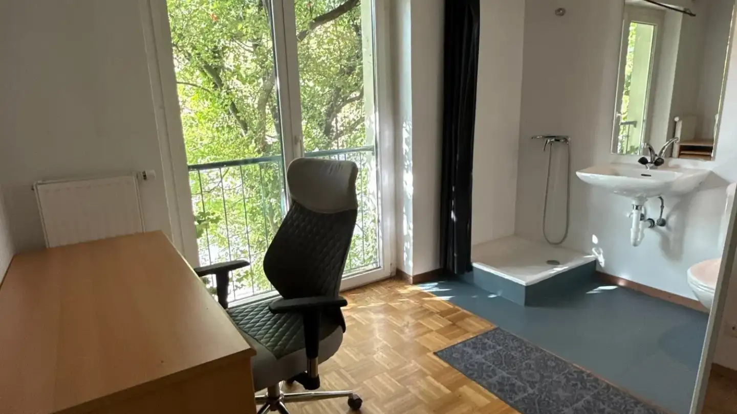 Single room for rent - Route des Gouttes-d'Or, 2000 Neuchâtel - Photo 2