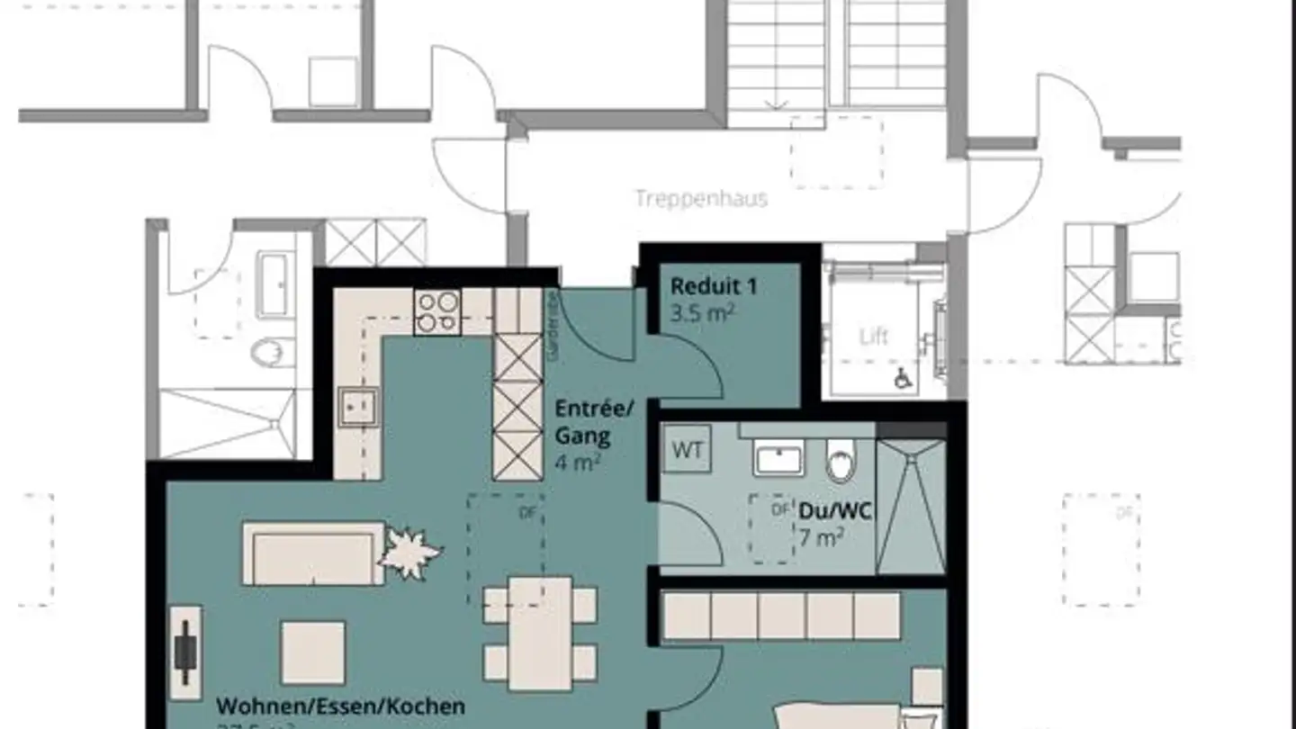 Apartment for rent - Bahnhofstrasse 32a, 5615 Fahrwangen - Photo 4