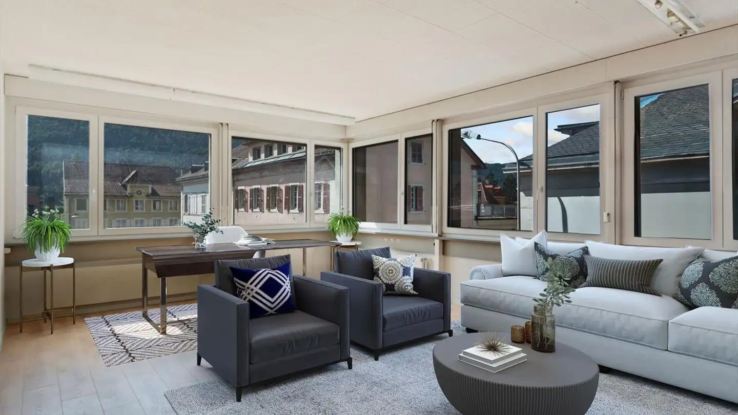 Spazio ufficio in affitto - Place Du Marché 5, 2610 St-Imier - Photo 3