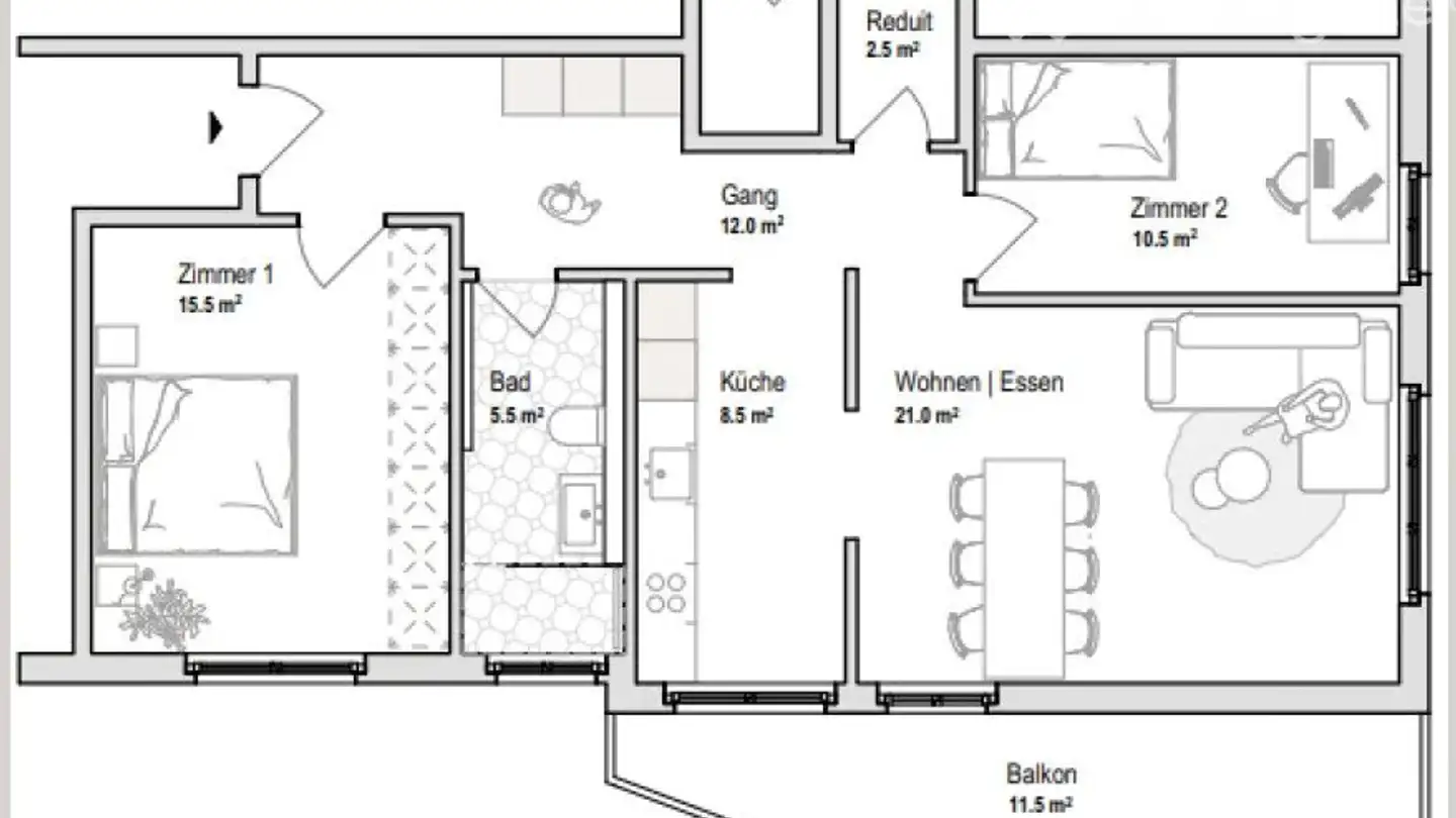 Apartment for rent - Lindenfeldstrasse 31, 6274 Eschenbach LU - Photo 4