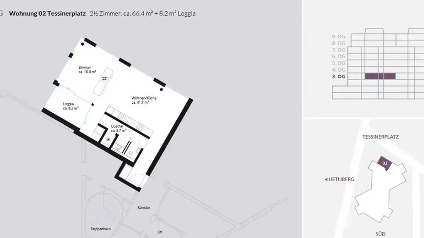 Appartement à louer - Seestrasse 25, 8002 Zürich - Photo 2