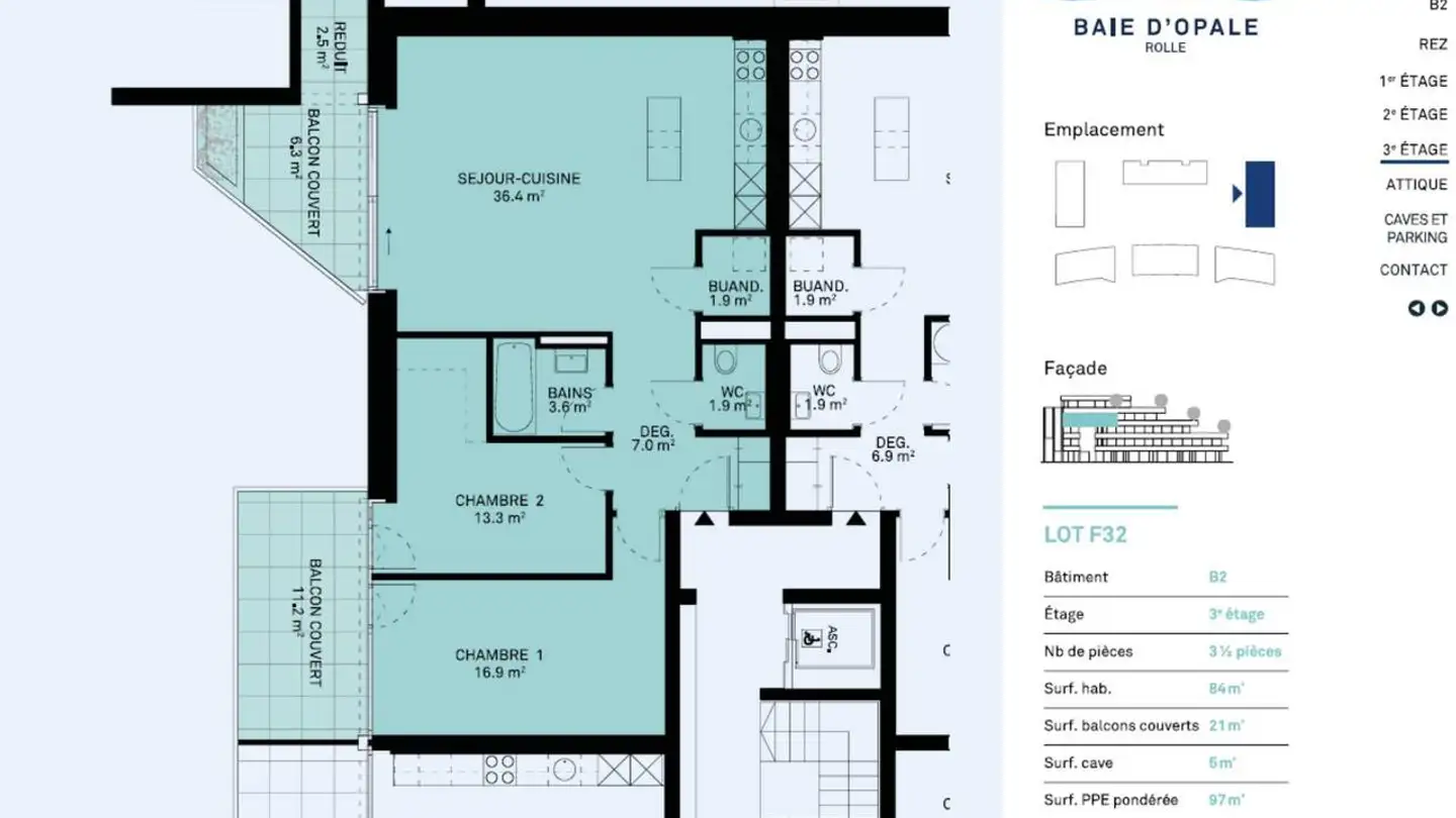 Appartamento in vendita - 1180 Rolle - Photo 2