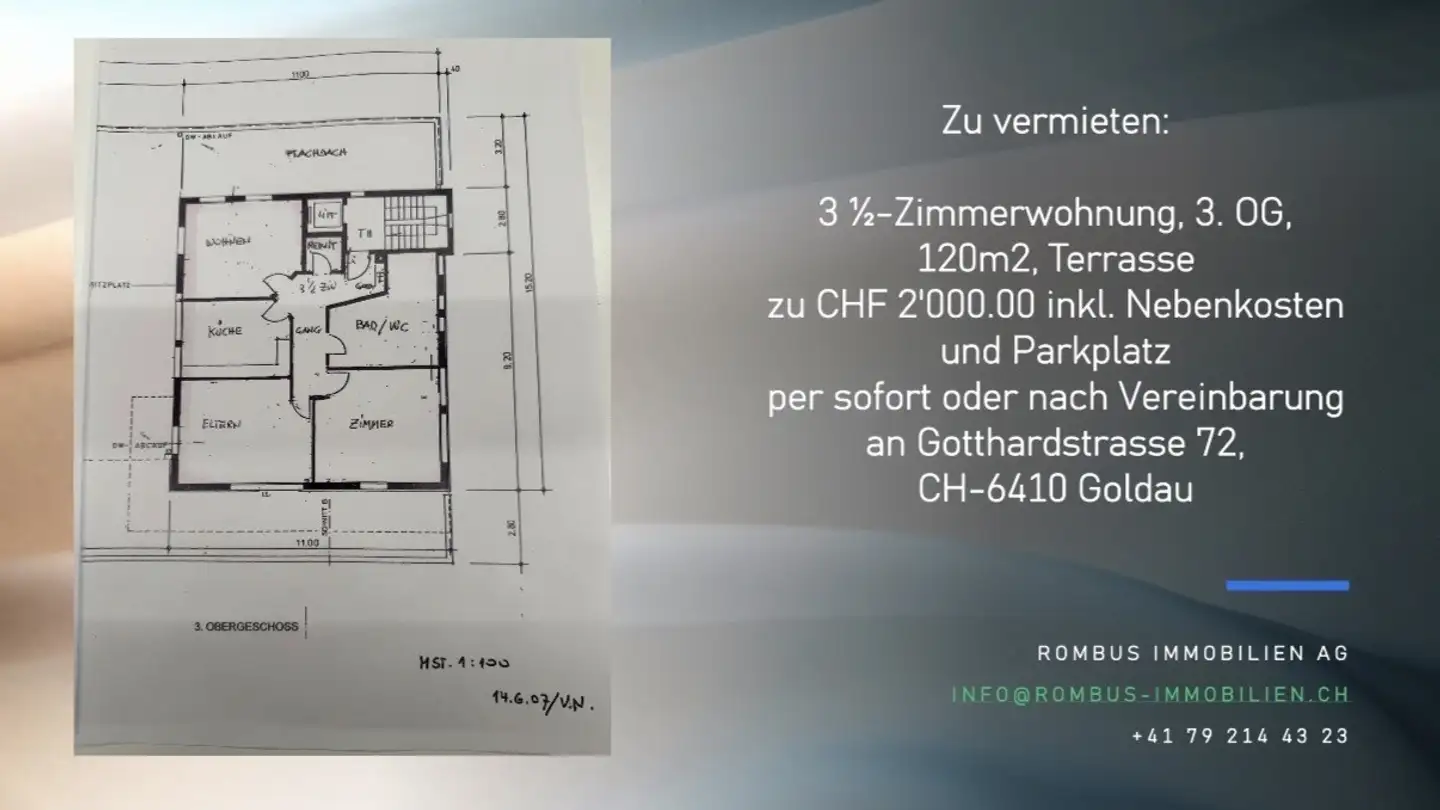 Appartement à louer - Gotthardstrasse 72, 6410 Goldau - Photo 2