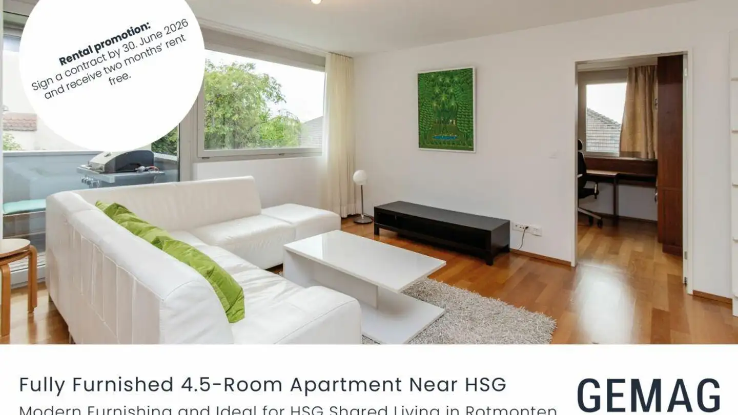 Wohnung mieten - Gatterstrasse 1a, 9010 St. Gallen