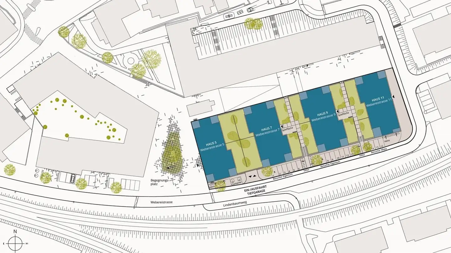 Parcheggio esterno in affitto - Webereistrasse 5, 8730 Uznach - Photo 4