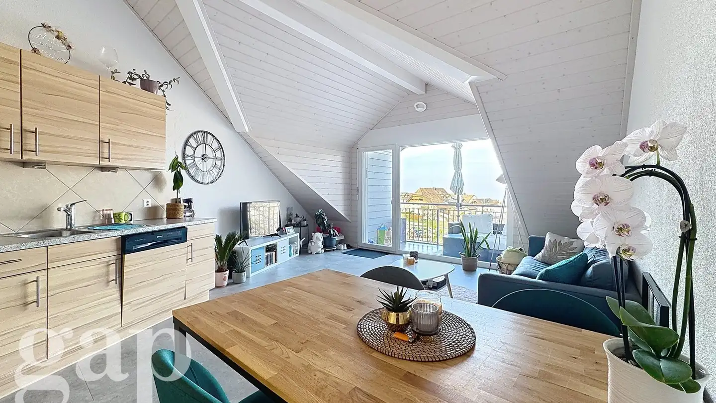 Dachgeschosswohnung mieten - Praz Simon 7, 1807 Blonay - Foto 3