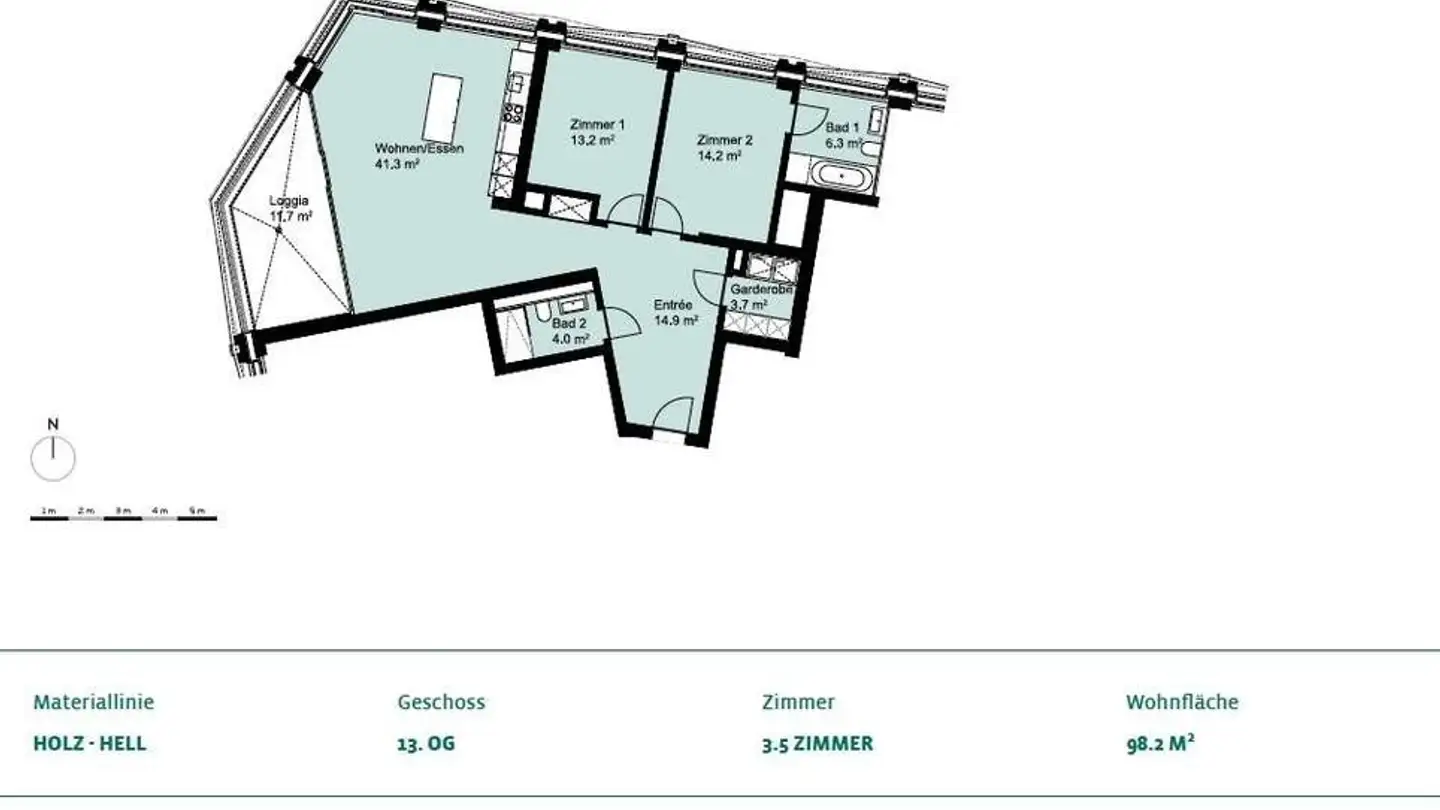 Wohnung mieten - Piazza Santeramo 1, 8180 Bülach