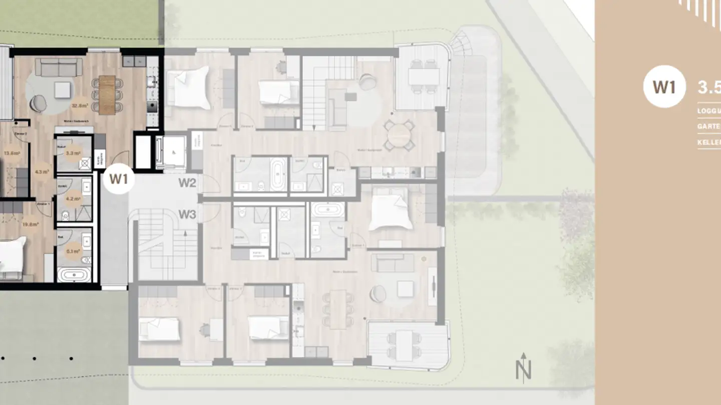 Apartment for sale - Kerngartenstrasse 2, 4104 Oberwil BL - Photo 3