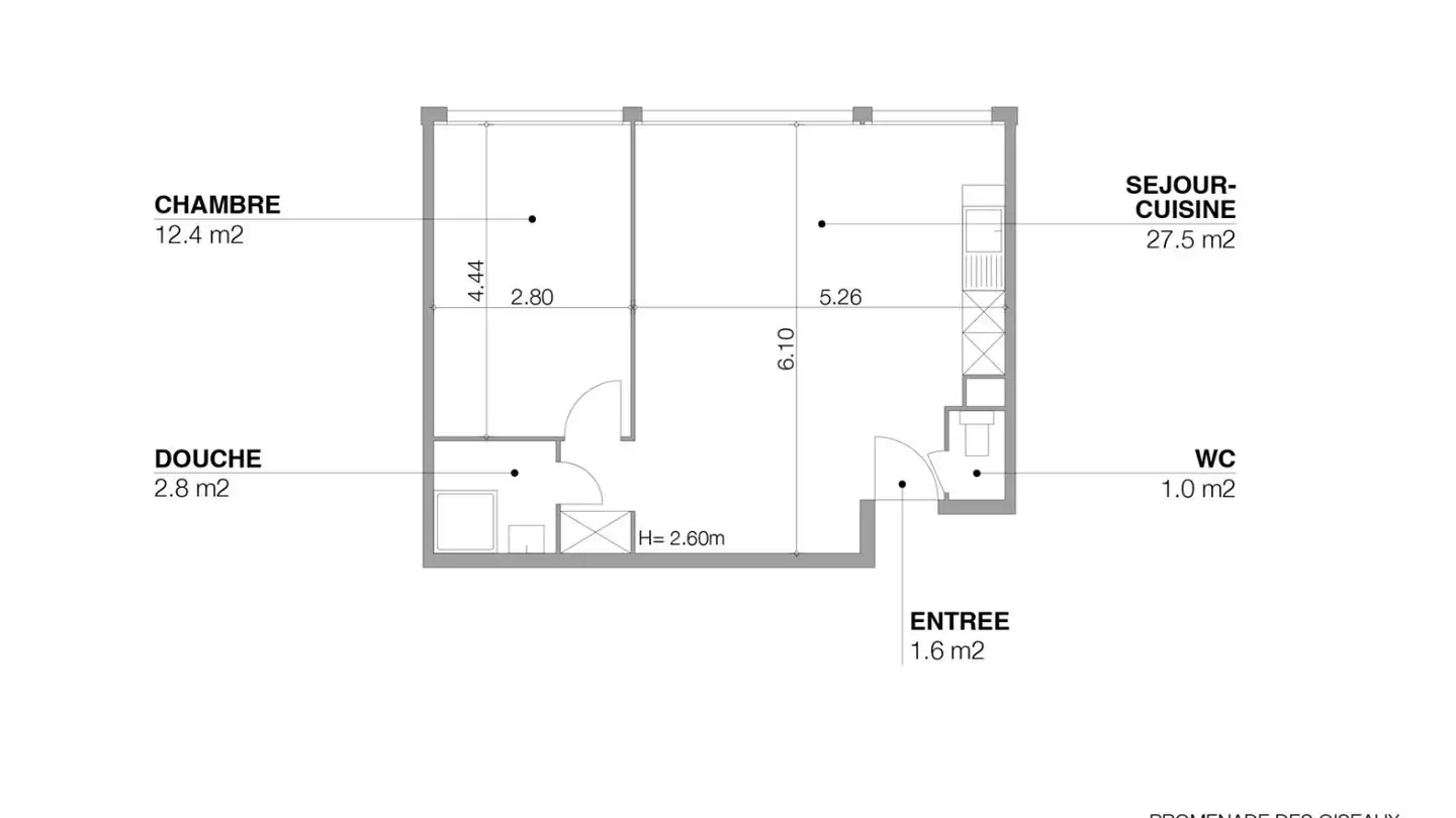 Wohnung mieten - Promenade Des Oiseaux 6, 1226 Thônex - Foto 4