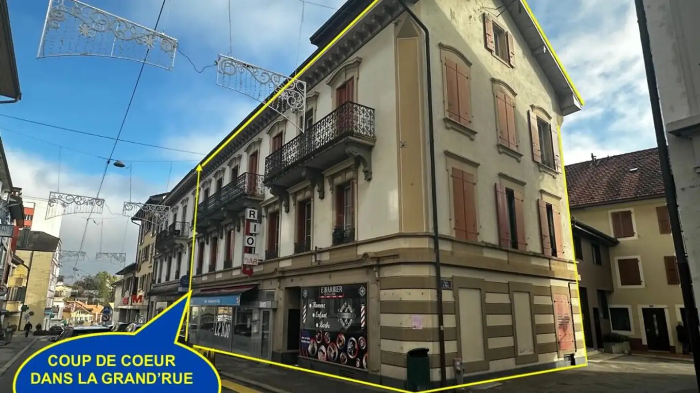 Mixed-use building for sale - Grand-Rue 27, 1337 Vallorbe