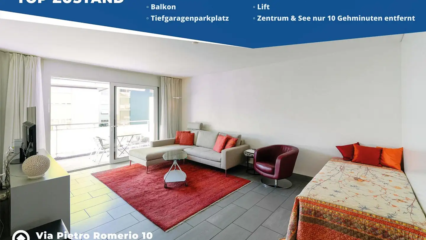 Appartement à vendre - Via Pietro Romerio 10, 6600 Locarno
