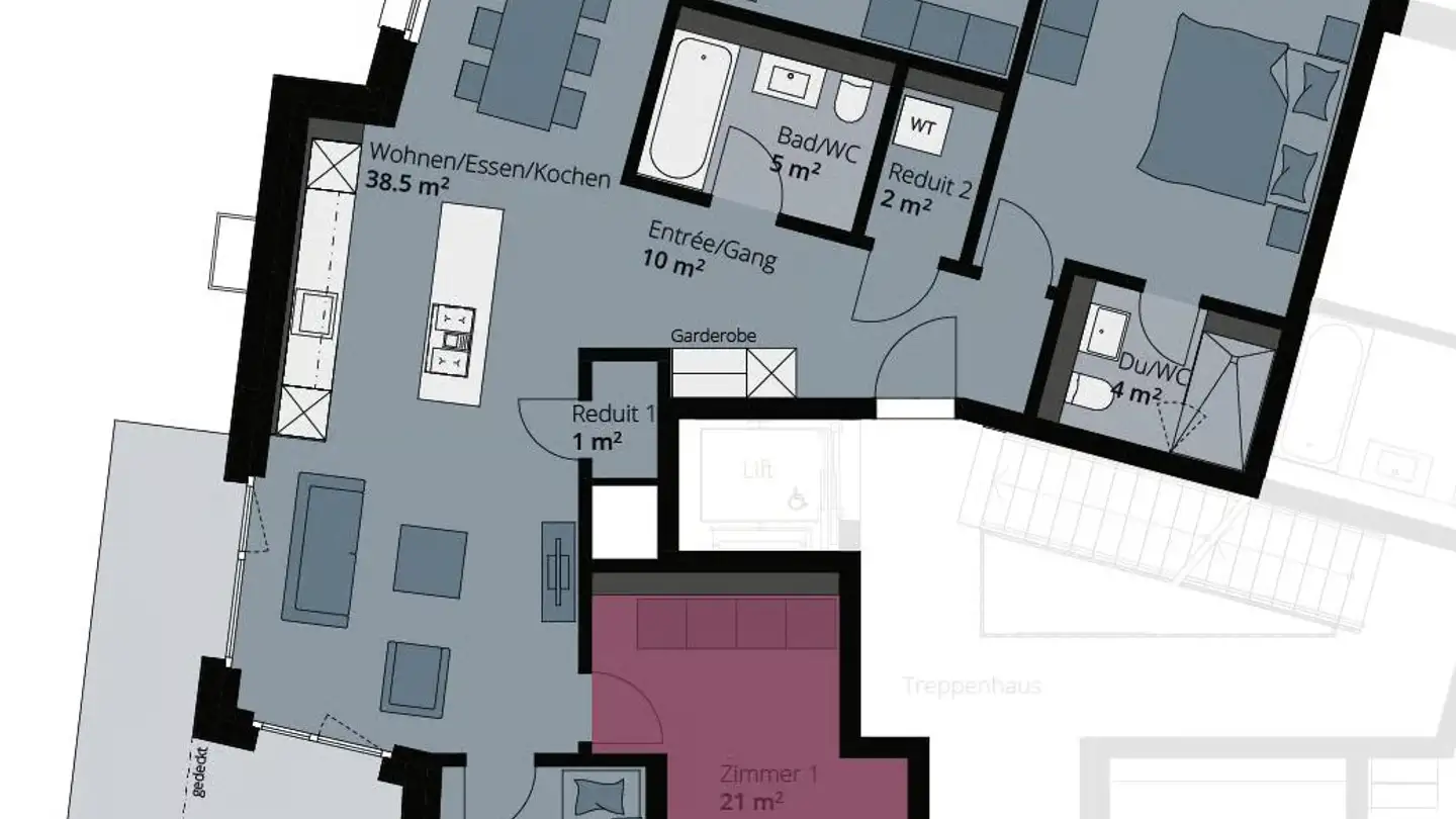 Apartment for rent - Lilienweg 4, 5504 Othmarsingen
